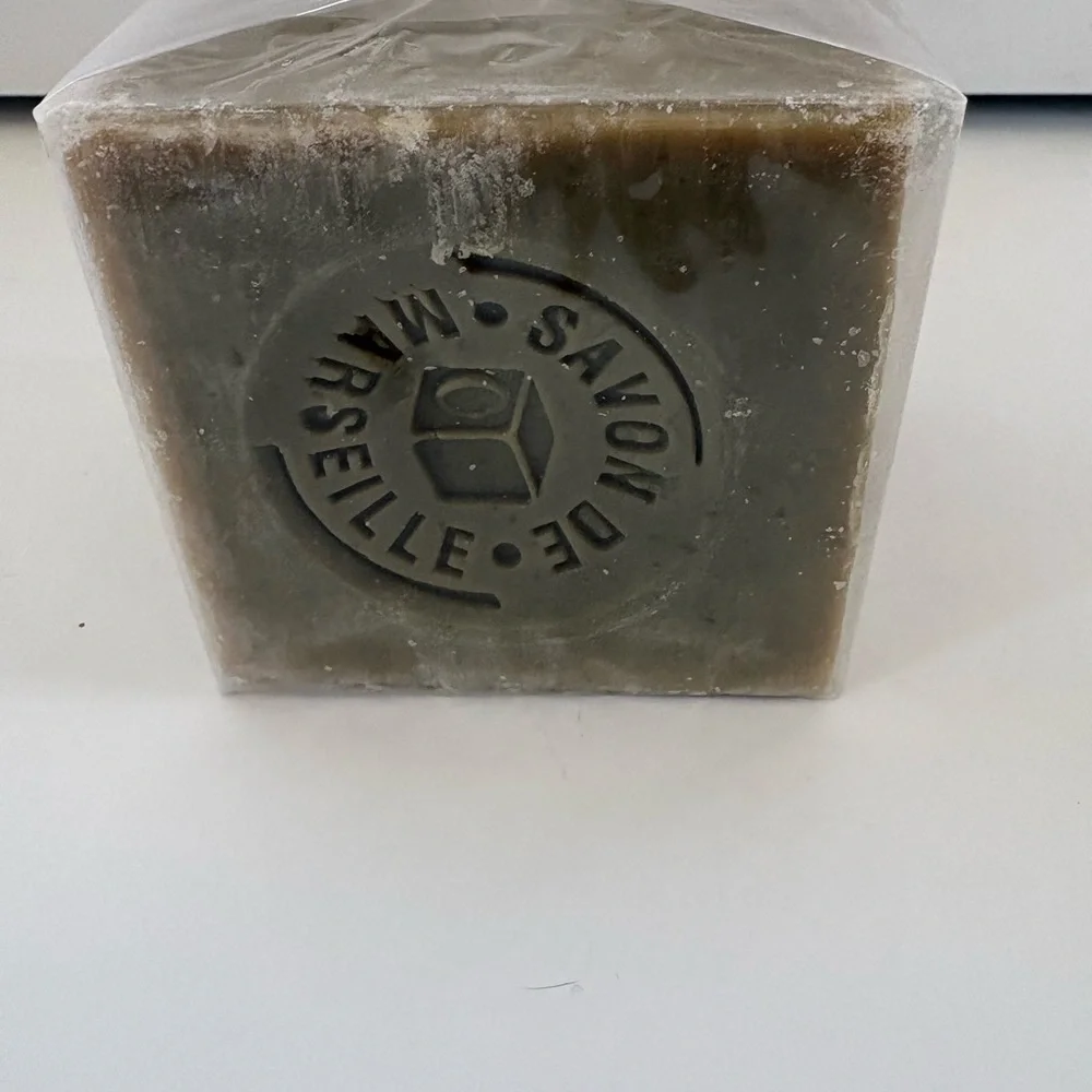Set of two Savon de Marseille Olive Oil Soap Bar 600 gram each